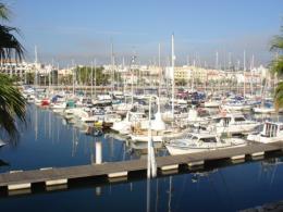 Marina with boats